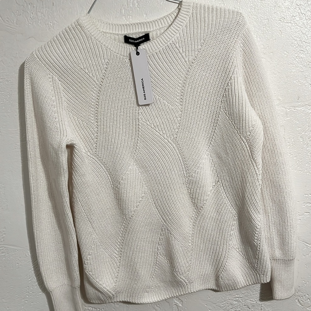 525 America White Sweater - Picture 8 of 8